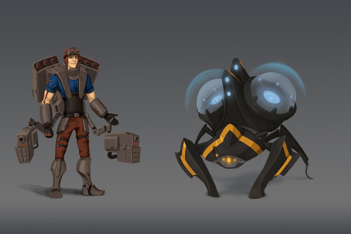 loadingbar_game's tweet photo. This Spider will do it’s best to keep you from attacking its allies! Destroy them first, and you’ll have a much easier time with enemies swarming you!
Wishlist on https://t.co/EwoiExP39a ! It really helps!

#indiedev #IndieGameDev #gamedev #conceptart https://t.co/vcp6GF8Ejb