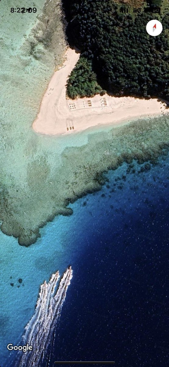 RedmondSurvivor's tweet photo. Google Maps satellite images seems to have captured Day 1 of #Survivor46 https://t.co/UtURyylS6H