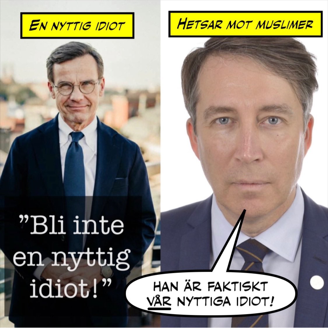 PetraMHall's tweet photo. Vem är den egentliga idioten? https://t.co/t2D7QW84nO