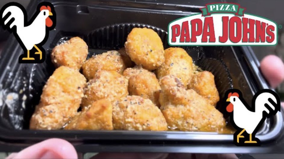 NickCoolkitchen's tweet photo. Papa John’s Garlic Parmesan Boneless Wings Review https://t.co/h21igP9Ae8 via @YouTube @PapaJohns #PapaJohns #BonelessWings #ParmesanGarlic #Fastfood #FoodReview #Chicken #Garlic #ParmesanCheese #FriedChicken https://t.co/iTFp4IkL1h