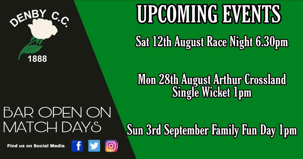 Denby Cricket Club (@denbycc1888) on Twitter photo 