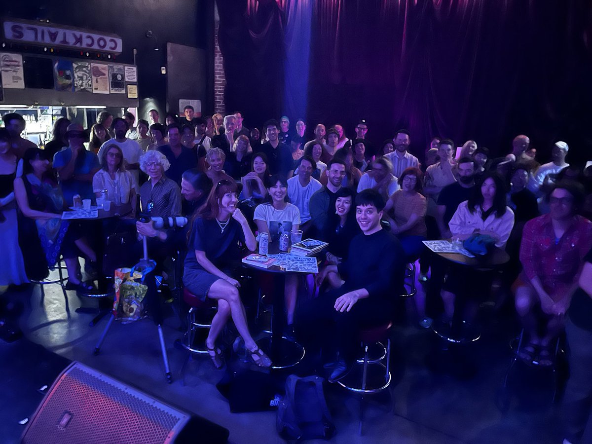 JackSkelley's tweet photo. Thanx &amp; luv to all at Semiotext(e) &amp; Poetic Research Bureau ‘The Complete Fear of Kathy Acker’  L.A. launch last nite. 🖤❤️‍🔥🖤❤️‍🔥🖤❤️‍🔥🖤 https://t.co/FdfrZzDrAv