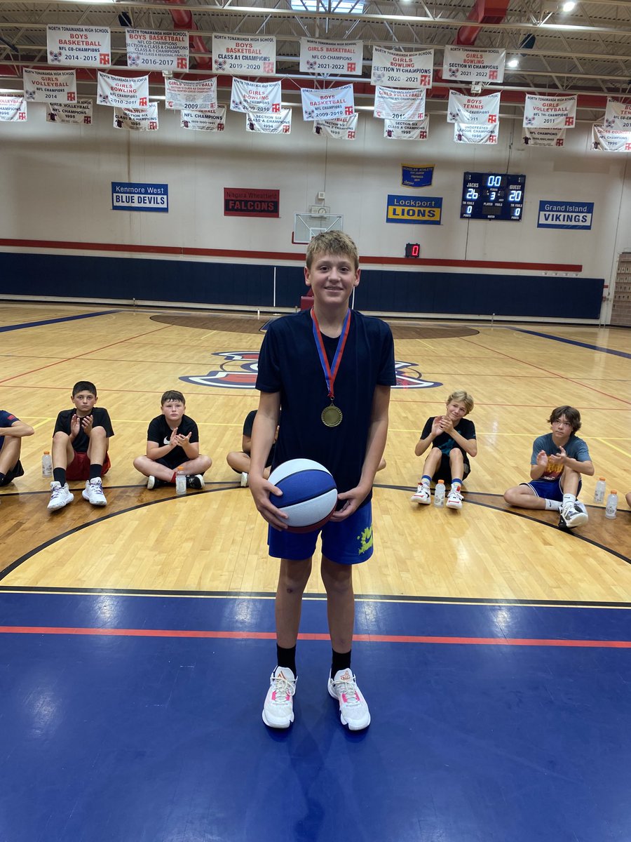 TheNTWay's tweet image. NT/NCCC/St. Thomas Alum and 2015 NFL Champ, Adam McNeill spoke on COMMITMENT!
Connor Wurl earned camper of the day! @NTYouthCenter @ntparksrec @CoachB_Beilein @wnyhoopmania @centercourt42 @ByJoeKraus