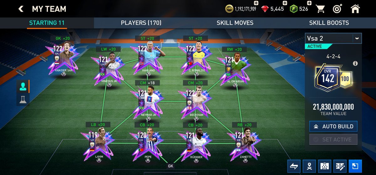 Alan61518430's tweet photo. Retro theme squad ! 
#FIFAMobile #Ronaldo𓃵 https://t.co/2bly9TrSlp
