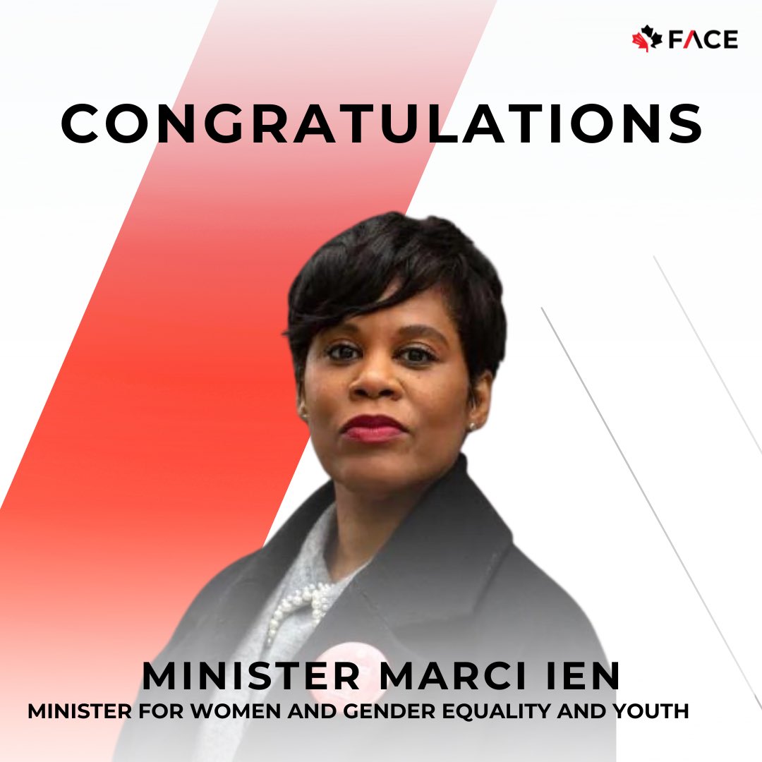 Celebrating Resolute Leadership!

Congratulations to Mary Ng, Ahmed Hussen and Rachie Valdez on their new portfolios, and a heartfelt tribute to Marci Ien for steadfastly retaining her portfolio. 
#1FACE #blackentrepreneurship #ministerannouncement  #blackeconomy #facecoalition