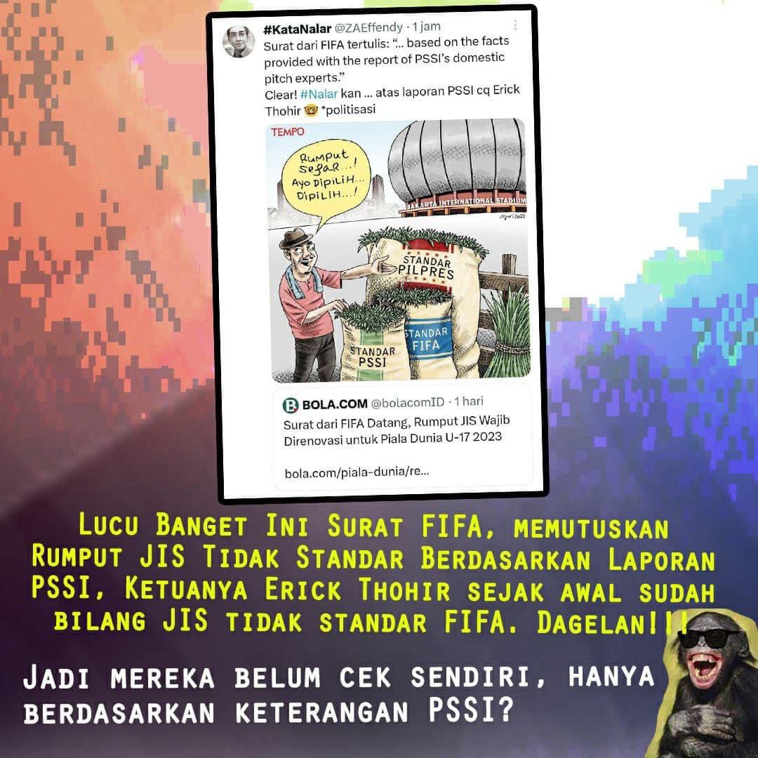 Yaudah iyain aja, mau pakai karya Pak Anies tapi gengsi 😆