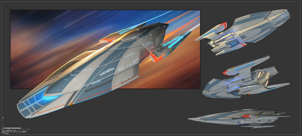 Augur Temporal Science Vessel [T6]. Star Trek Online.

#trekonlinegame #conceptart #sandman979 #hectorortiz