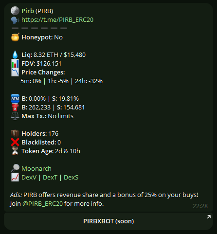 PIRB Crypto Bots 🦜 $PIRB tweet media