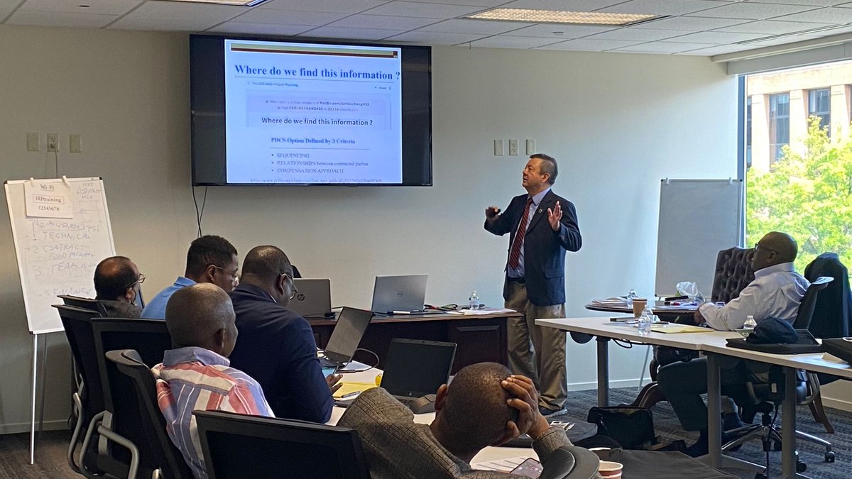 IRF_global's tweet photo. 🦺👷Day 4 at the"Construction Supervision For Road Projects" training course at the International Road Federation (@IRF_global ) headquarters in Alexandria, Virginia, USA.  
A deep dive into worker safety in road construction - from PPEs to standard operating procedures. Let's continue the #RoadtoProgress! 
#IRFtraining #ConstructionSupervision
