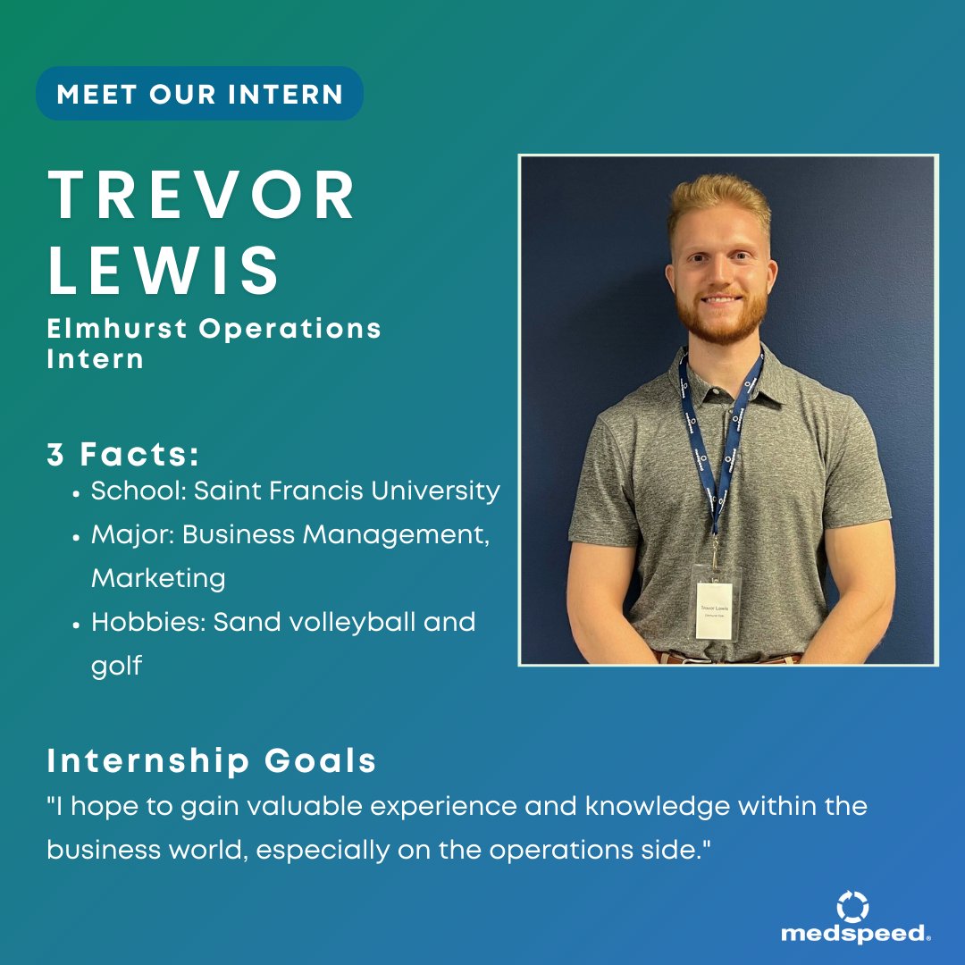 MedSpeed's tweet photo. Meet our #interns Cameron and Trevor! Learn why #MedSpeed is their company of choice for their summer internship. https://t.co/Ou4VYHRWrG