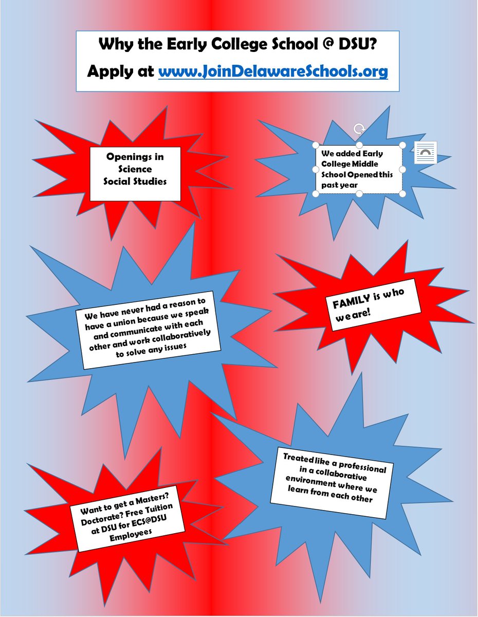 Join our family at joindelawareschools.org!