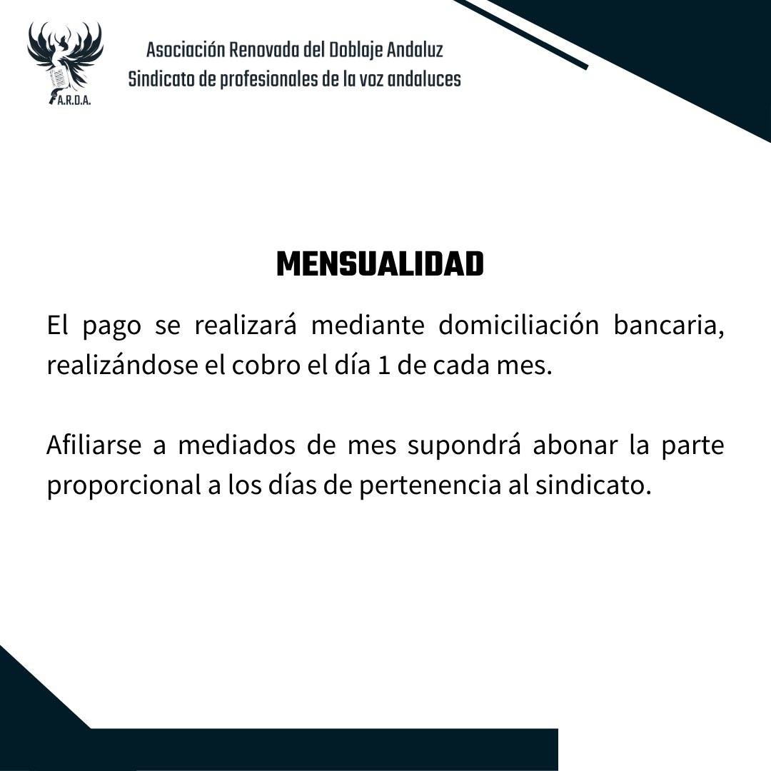 ardadoblaje's tweet image. ¡Ya puedes afiliarte a ARDA!

Aquí tienes toda la información ➡️ ardadoblaje.com/afiliacion

#Doblaje #Sindicato #ARDA #Andalucía
