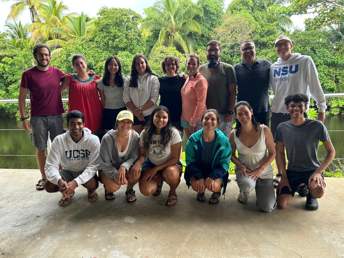 Sea__ram's tweet photo. Just finished one of the most formative experiences of my life spending 3 weeks at the Bocas research station. Expected to see some cool biodiversity, but I really didn't expect to make so many close, amazing friends :') Thank you to everyone for making this trip unforgettable🪸 https://t.co/kIqG4jK37q