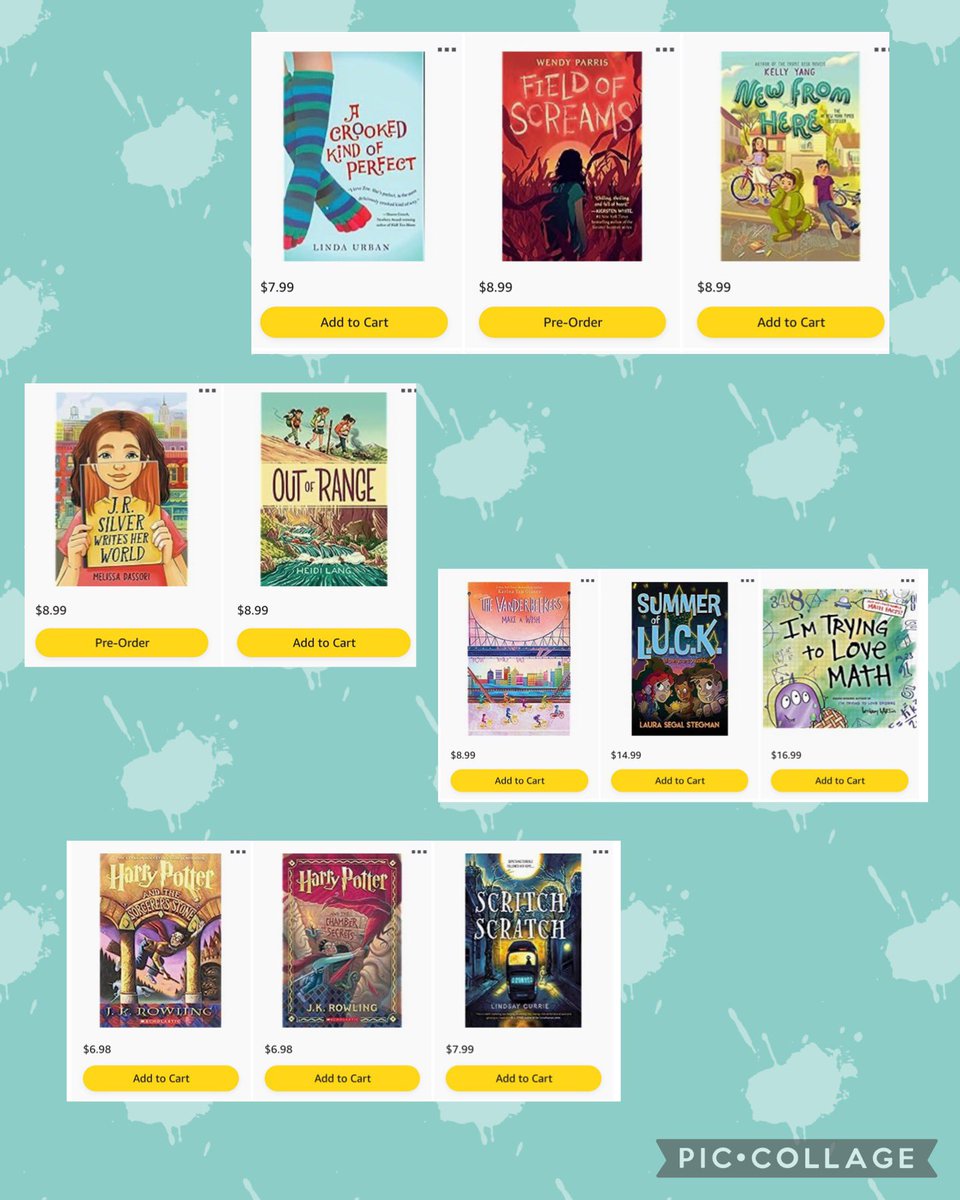 Yvette #ITeach5th #bookposse (@yvettecoughlin1) on Twitter photo High interest books are so important in a classroom, please help me keep my students reading with current high interest books. #clearthelist <a href="/lindsayncurrie/">Lindsay Currie</a> <a href="/KarinaYanGlaser/">Karina Yan Glaser (Updates Only)</a> <a href="/LauraStegman/">Laura Stegman, author</a> @mdassori @wlparri <a href="/kellyyanghk/">Kelly Yang</a> please RT, help, or both. Thank you
amazon.com/hz/wishlist/ls… High interest books are so important in a classroom, please help me keep my students reading with current high interest books. #clearthelist <a href="/lindsayncurrie/">Lindsay Currie</a> <a href="/KarinaYanGlaser/">Karina Yan Glaser (Updates Only)</a> <a href="/LauraStegman/">Laura Stegman, author</a> @mdassori @wlparri <a href="/kellyyanghk/">Kelly Yang</a> please RT, help, or both. Thank you
amazon.com/hz/wishlist/ls…