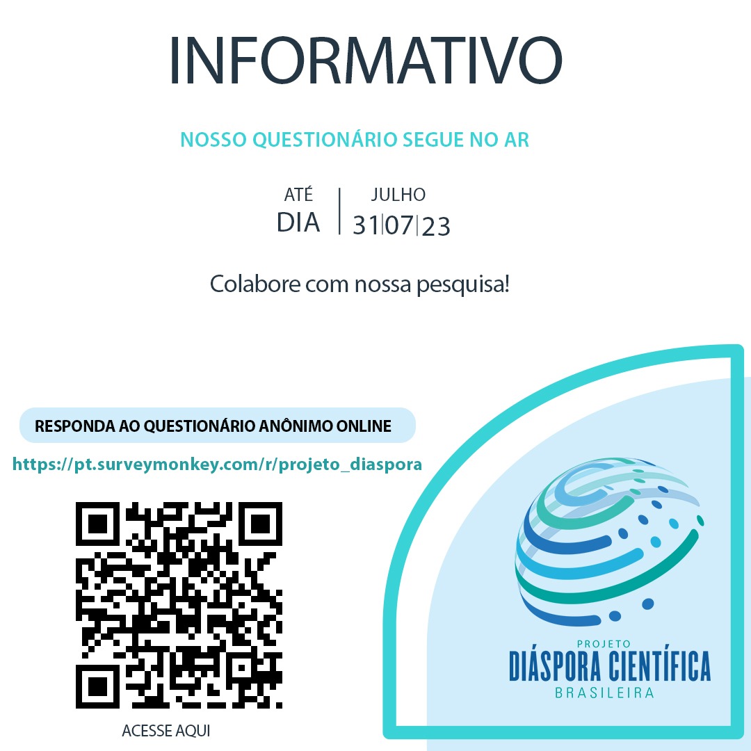 Nosso questionário segue no ar! Nos ajude divulgando e respondendo!
pt.surveymonkey.com/r/projeto_dias…