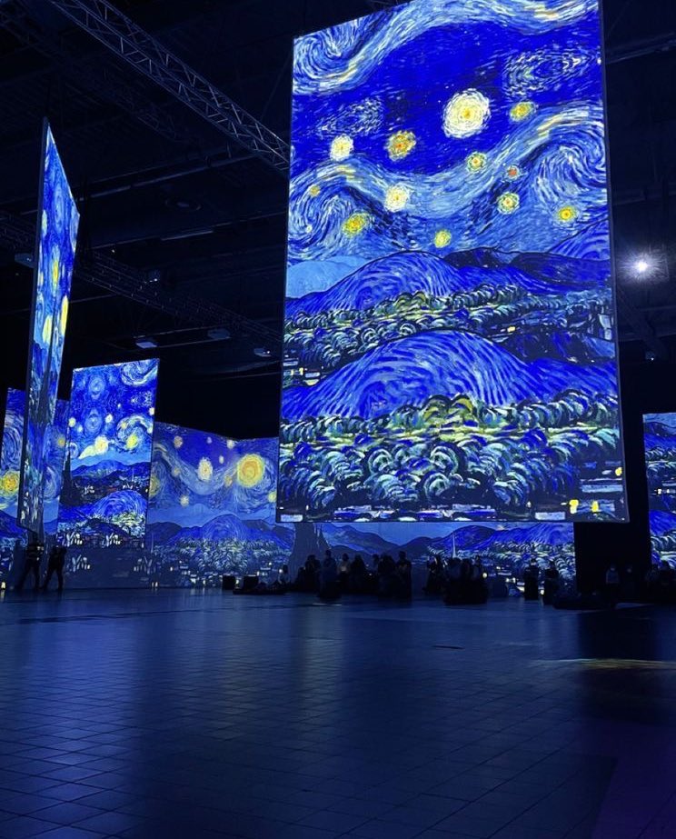300moods's tweet photo. van gogh exhibition date 🌌 https://t.co/jamm3QhkLT