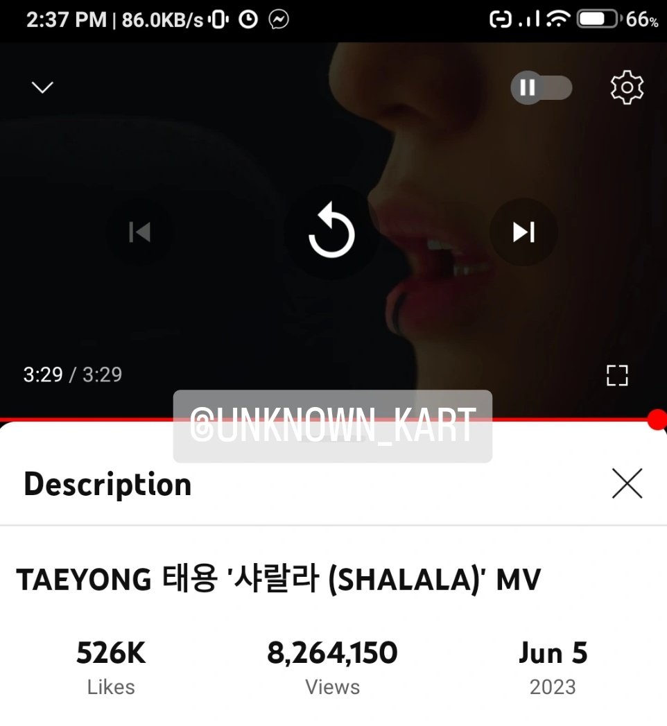 8.2 VIEWS NOW 🥳 
RAINY STREAMING DAY WITH SHALALA MV 
#SHALALA_OutNow 
#샤랄라한_태용_솔로_6시
#TAEYONG #태용 #SHALALA
#NCT #NCT127 #TAEYONG_SHALALA
#NCT_TAEYONG_SHALALA #태용 #TAEYONGSOLO
-
🌹 youtu.be/aO5DPf0vebc