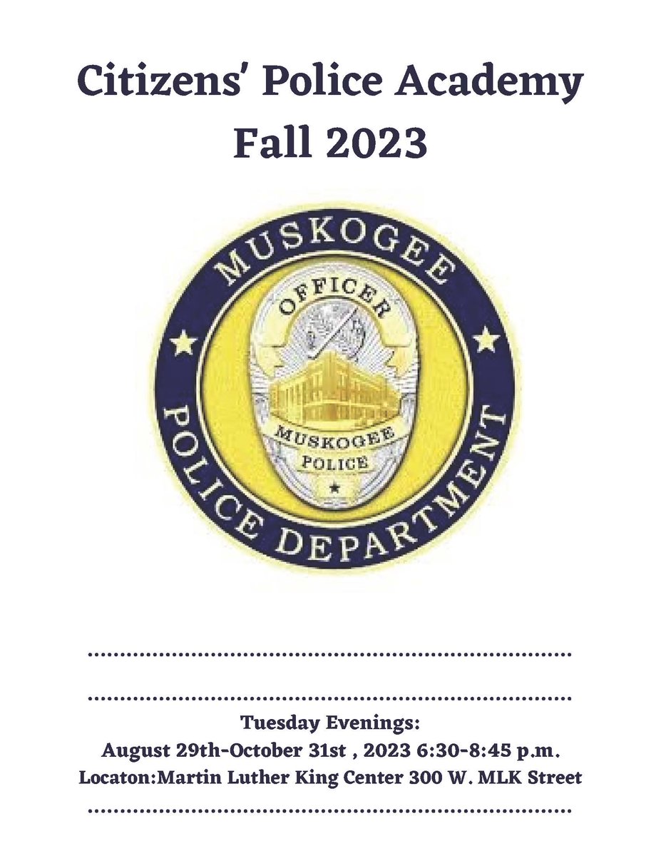 Muskogee PD tweet media