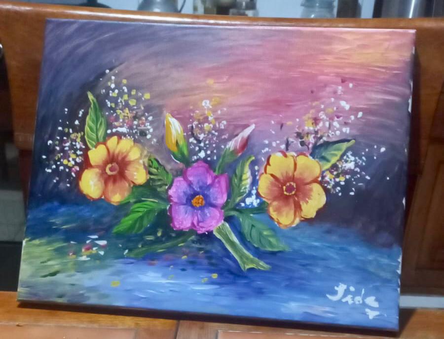 RicardoMonge32's tweet photo. Una de nuestras alumnas de nuestra escuela de artes, pintura y dibujo me obsequio este bello cuadro, gracias, en medio de tanta adversidad hay grandes estimulos qué gratifican tanto, vivan nuestras escuelas sindicales del @STISSS_ @stisss_eng @StisssAc @org_stisss @stisss_fuersa https://t.co/d2Iuq1IapD