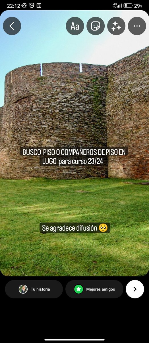 Leylaaaa_24's tweet photo. Busco piso o compañeros de piso en Lugo 23/24 🥺 https://t.co/8htGQugeFh