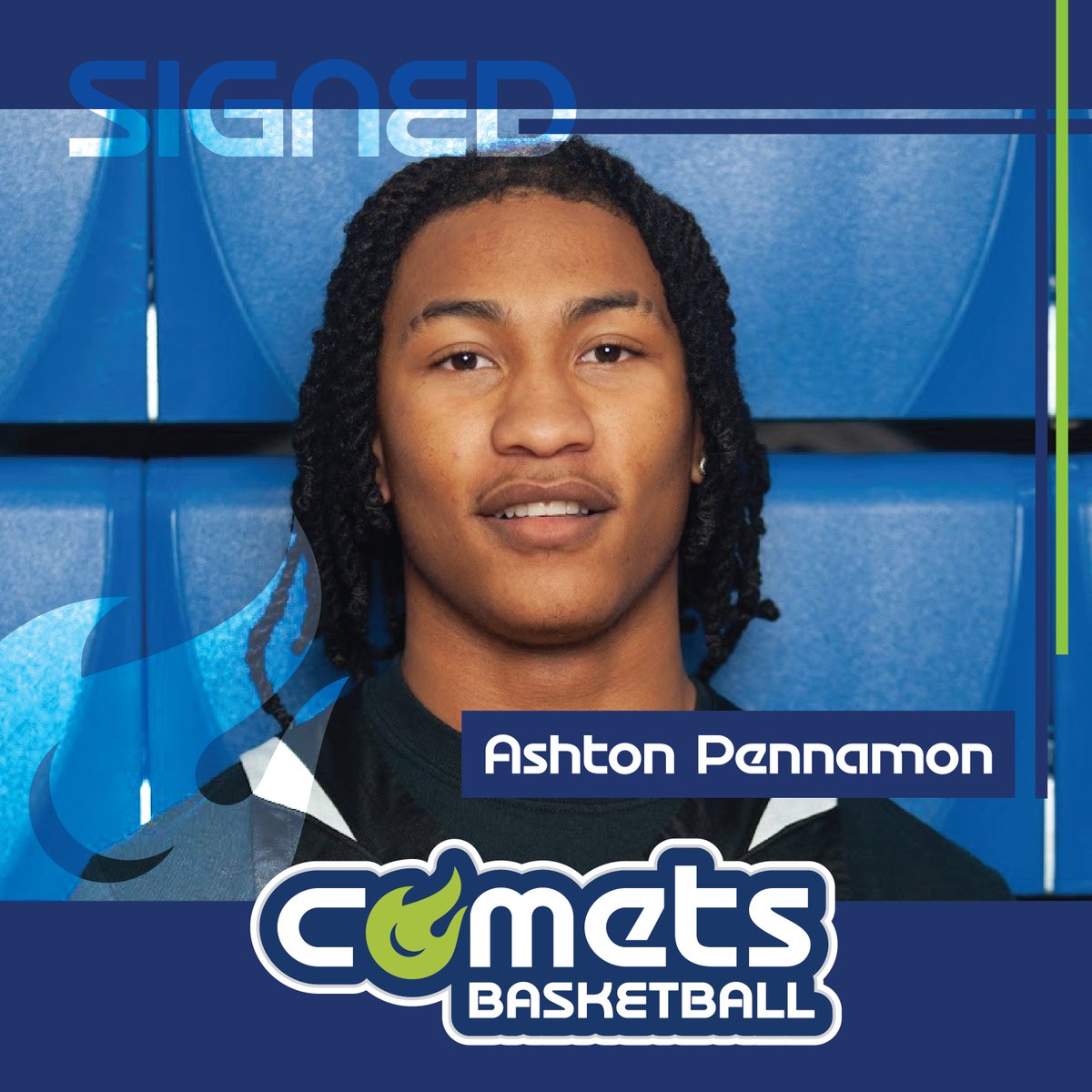 WIT_Comets's tweet photo. Thrilled to announce the newest member of our Comets Basketball team! Welcome to the team, Ashton Pennamon! Let's make this a great season!! #CometsBasketball #WITComets #LetterOfIntent #Signing https://t.co/phZKvSRBH0