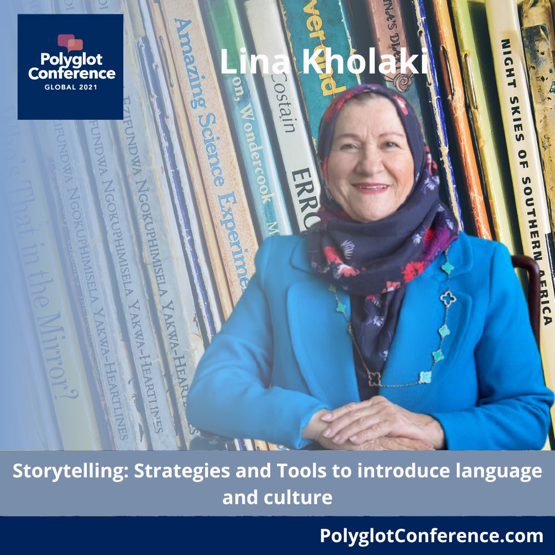 Join Lina Kholaki's captivating talk at the #PolyglotConference Global as she shares insights on 'Storytelling: Strategies and Tools to introduce language and culture.': youtu.be/f_6EX5u4Btg
#LanguageTeaching #CulturalLiteracy #LanguageSkills
