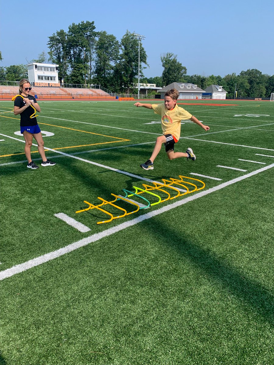 Our Sidney’s Rainbow Runners wearing their new T-Shirts. Under the direction of Coach Ellis &amp; Coach Pecci they have been combining fun and fitness. #SRR #fitnessnfun