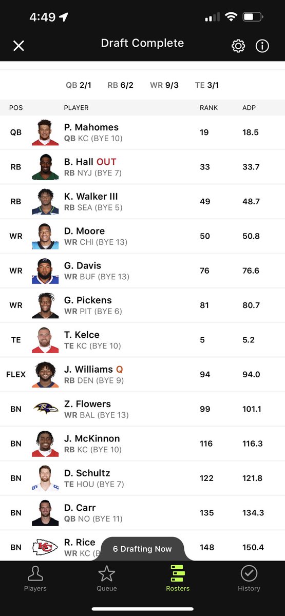 kpins21's tweet photo. @DraftKings https://t.co/MQ248TxJaL