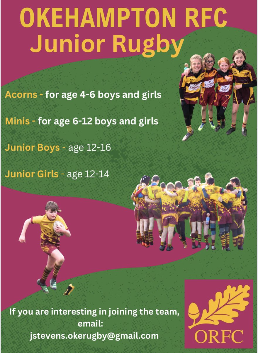 OkehamptonRFC's tweet photo. We have a fantastic youth section at Okehampton Rugby Club &amp; always welcome new players! Get in touch for more information. #orfc #okehamptonrfc #Okehampton #WestDevon #rugbytraining #juniorrugby #okehamptonrugbyclub https://t.co/0a64hdbkpw