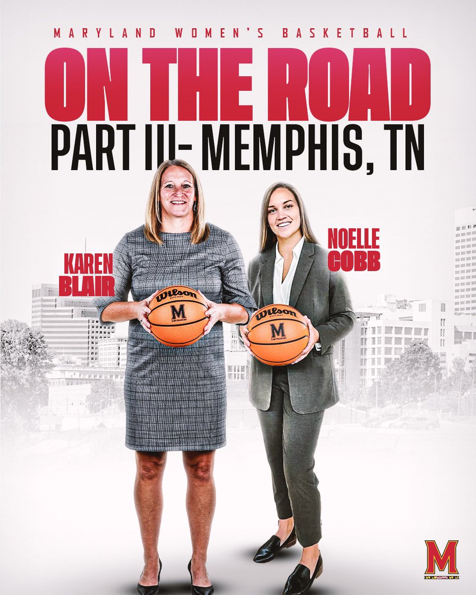 We outsiiddeeee ‼️Watch out for MARYLAND in MEMPHIS 🐢❤️ <a href="/CoachKarenBlair/">Karen Blair</a> 
#GoTerps