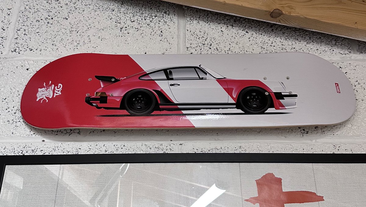 Public service announcement. When you finally get too old to skateboard (or perhaps you weren’t very good in the first place) a deck can make a nice addition to your garage wall. #lanzante