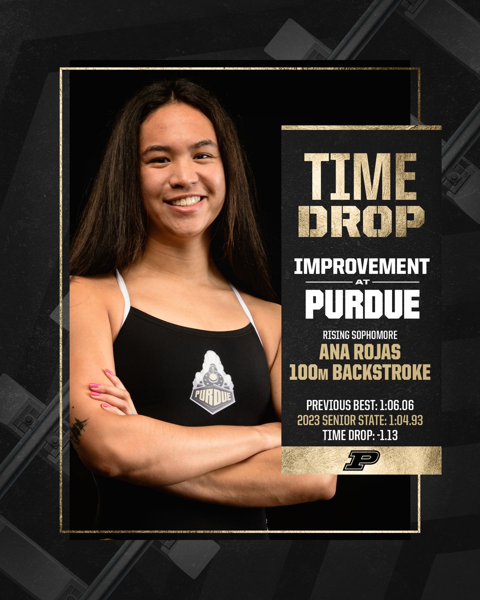 PurdueWSwim's tweet photo. Ana was healthy this summer & her training at our pool produced dividends. Excited to see what she can do in year 2 at #Purdue. #BoilerUp #LongCourseSummer https://t.co/UV790HZ6VR