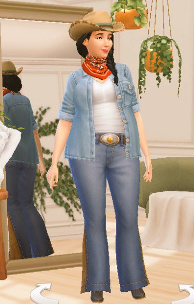 lacarolfa's tweet photo. Carolfitos ✨ ya está subido el reto 6 de #pasalasims #Recreando el outfits de mi Sims Gracias @SimsLatinos ❤️🤗 https://t.co/gOVAoIJ5SO https://t.co/lFDCbuATAD