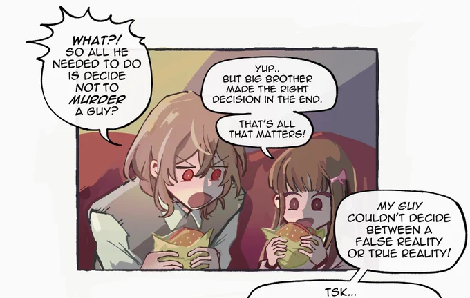 p4 + p5r spoilers //

justice arcana bonding🍔💕
#persona4 #persona5royal 