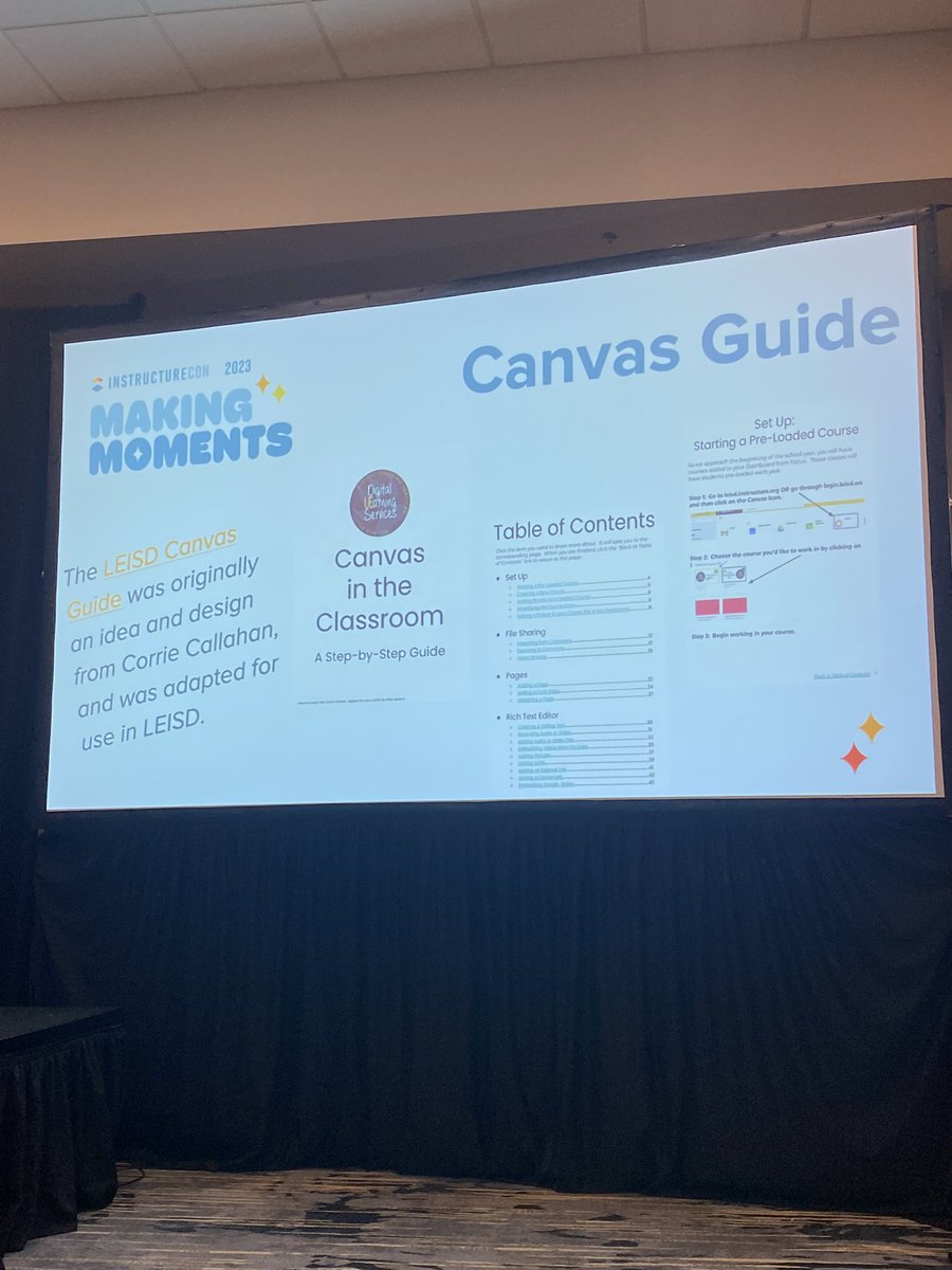 LaMacchia_OCPS's tweet photo. @MJ_teaches what a FANTASTIC break out session! Talk about all these amazing resources especially your courses linked in commons! I am so excited to bring this back and get teachers excited about Canvas! #makingmoments  #ICON23 #INSTCon23 https://t.co/OChetXsmed