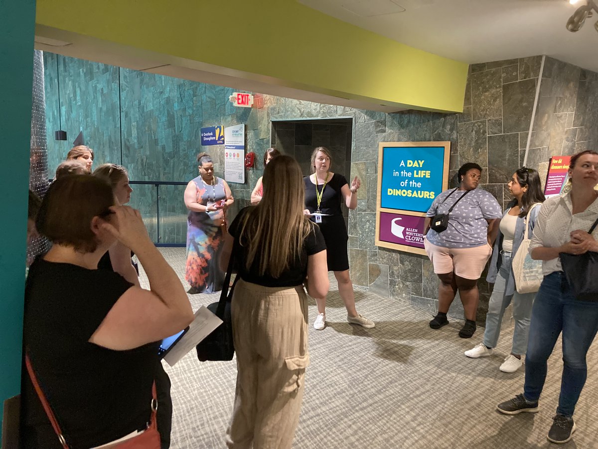 MidWestMuseums's tweet photo. A #BrakingPoint #latergram here - this time yesterday, a workshop about label writing and a tour of the awesome (and world's largest) Children's Museum of Indianapolis wrapped up. What a fun and inspiring place! #AMM_2023 #IndianaMuseums #MidwestMuseums https://t.co/HLN8QDW9HH