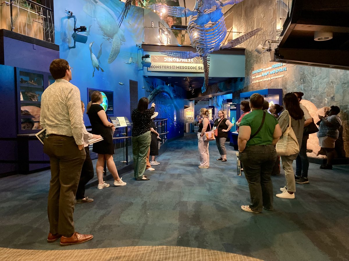 MidWestMuseums's tweet photo. A #BrakingPoint #latergram here - this time yesterday, a workshop about label writing and a tour of the awesome (and world's largest) Children's Museum of Indianapolis wrapped up. What a fun and inspiring place! #AMM_2023 #IndianaMuseums #MidwestMuseums https://t.co/HLN8QDW9HH