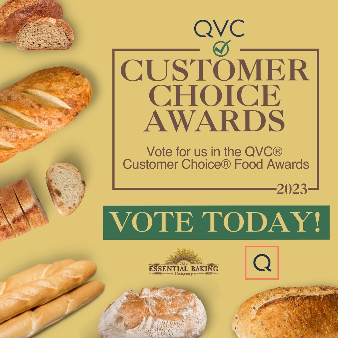 EssentialBaking's tweet image. It's time to pick your culinary faves for this year's @QVC Customer Choice Food Awards. 🏆

We're proud to be nominated for the "Best Bread" category. 😊🥖

Show your love at qvc.com/content/kitche…!

#bestbread #foodchoiceawards #foodchoice #organicbread #organicfood #essential