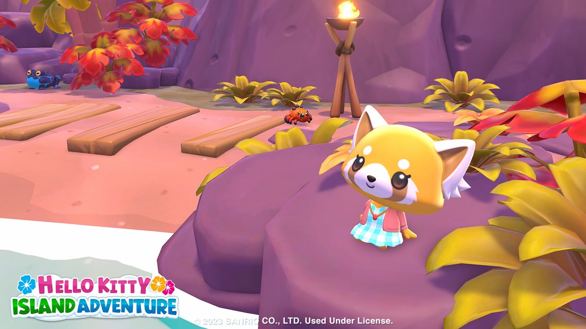 retsuko_sanrio's tweet photo. 仕事のストレスを忘れて島でリフレッシュ…　#HelloKittyIslandAdventure https://t.co/XRDAA0ehb6