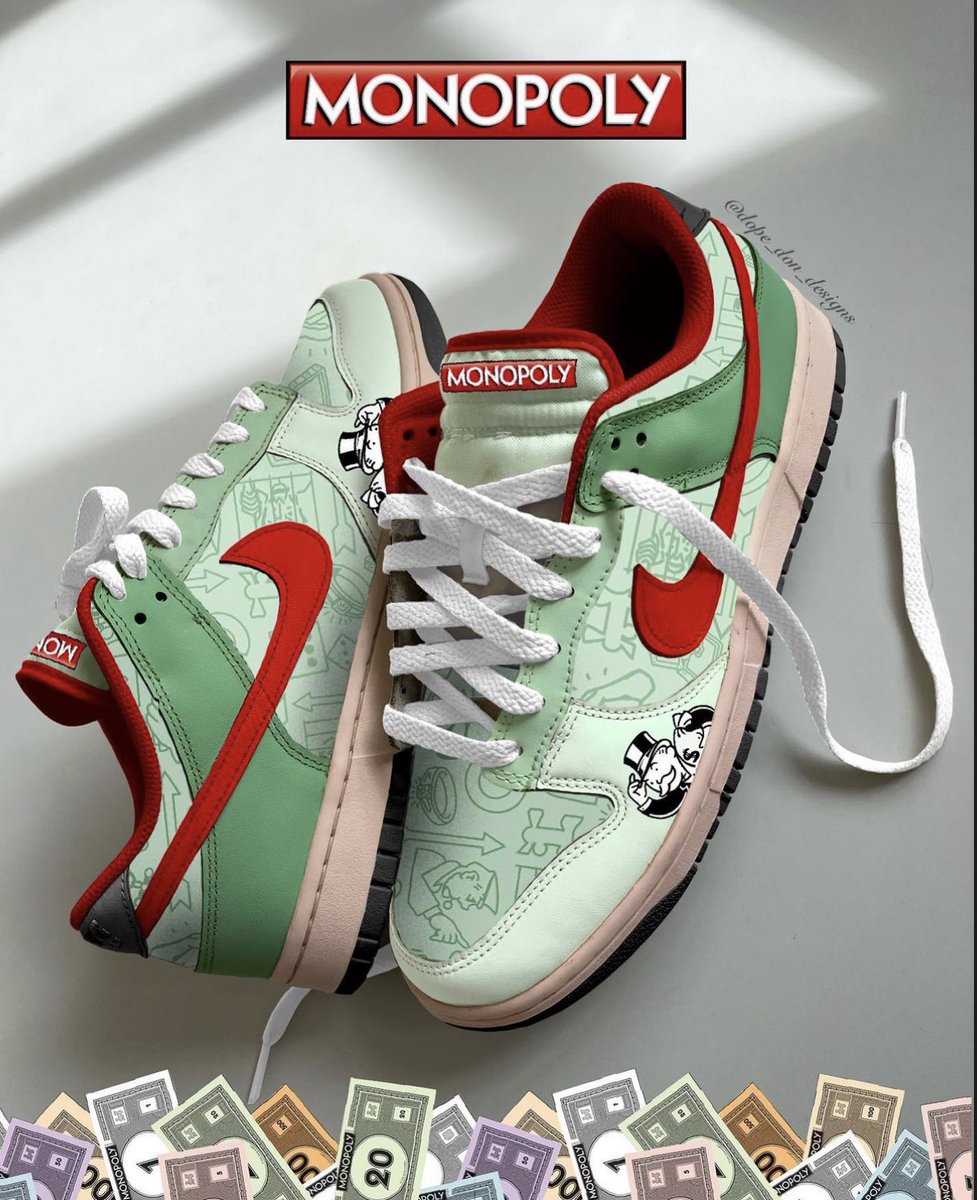 “Monopoly” Dunk Low Concepts 💸