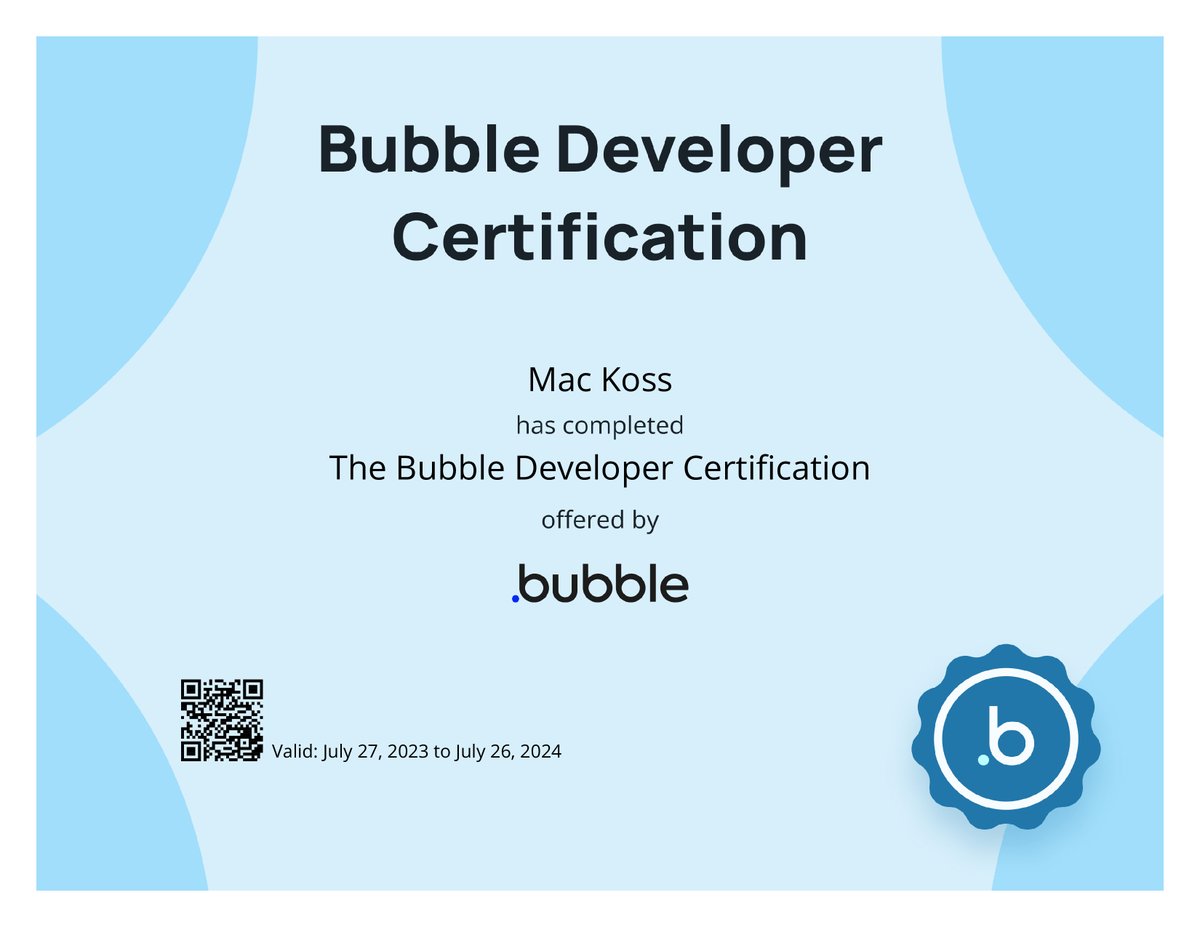 Going to print this baby out and slap it on my fridge! #bubble #nocode