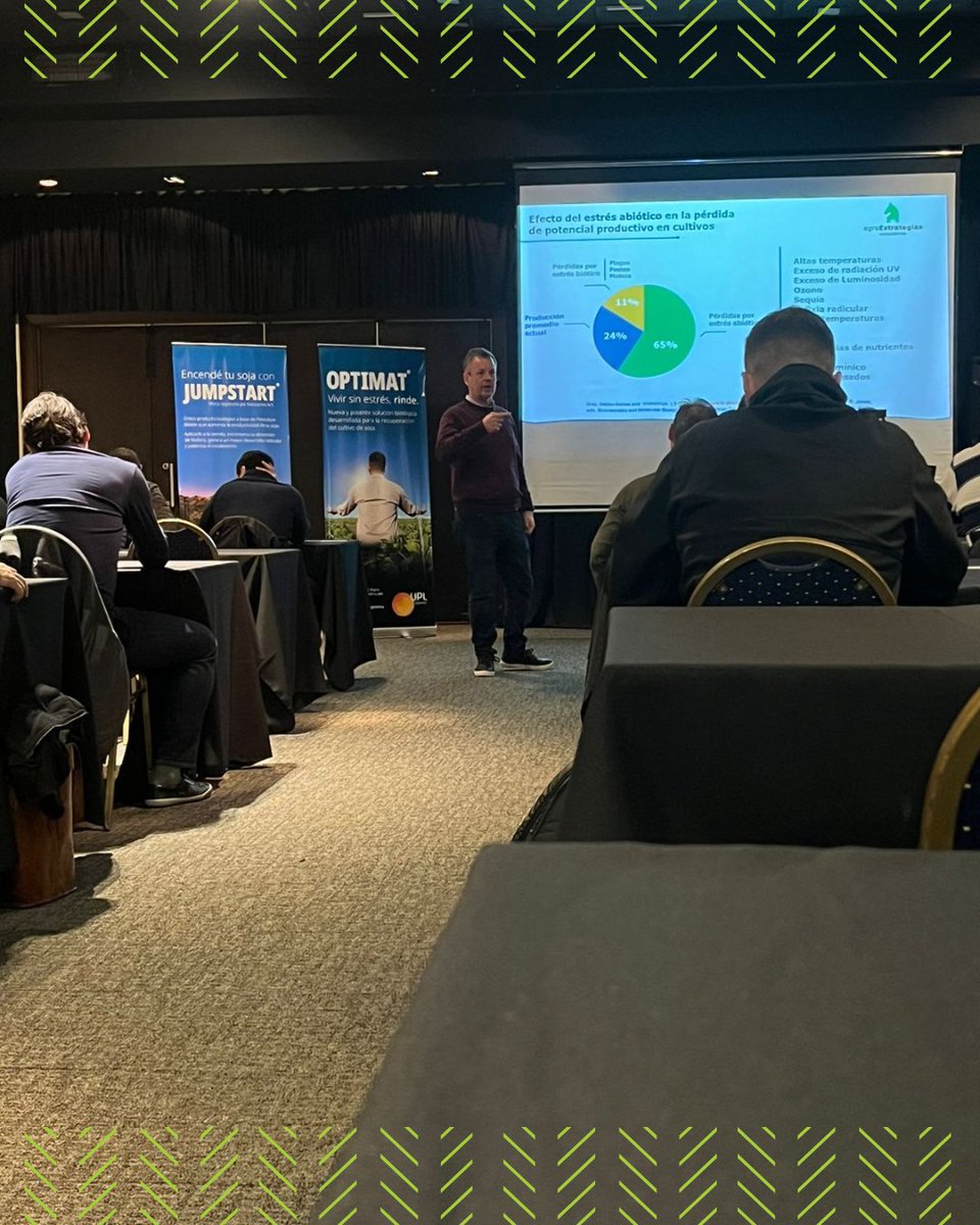 ElPayeSA's tweet photo. Días atrás, #ElPaye participó en la jornada de capacitación y comunicación de novedades de @UPLArgentina, donde se presentaron sus nuevos productos biológicos: #Jumpstart y #Optimat. También en el mismo evento, se repasó el resto de la paleta y su posicionamiento. https://t.co/uC9qTWVw5M