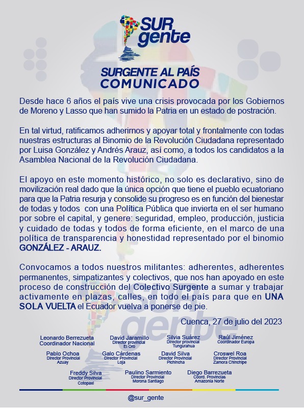 SURGENTE tweet media