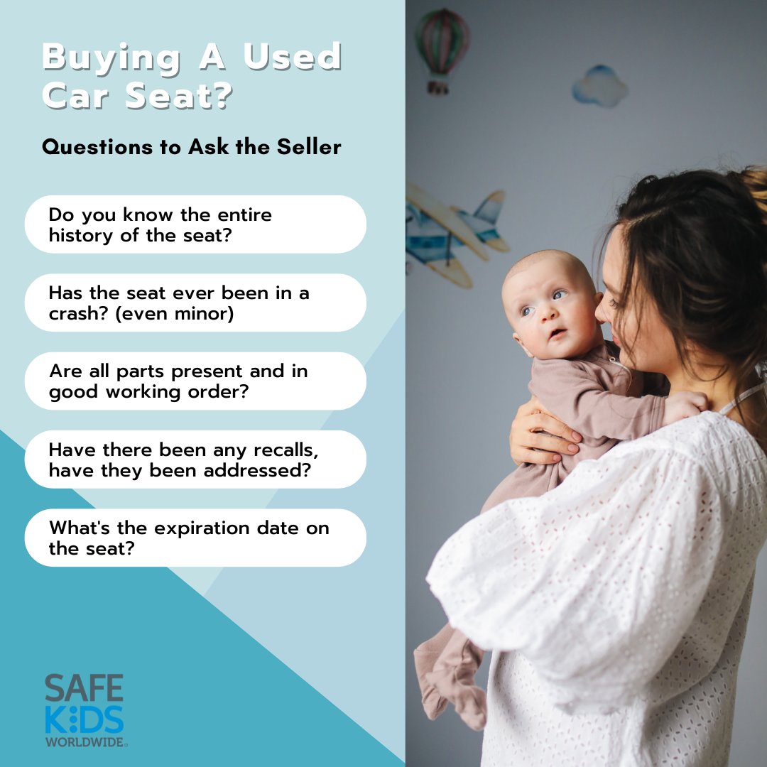SafeKids_UtCo's tweet photo. New vs. Used car seats: Learn the differences! #carseatsafety #carseattips https://t.co/JrGlC6ivHc