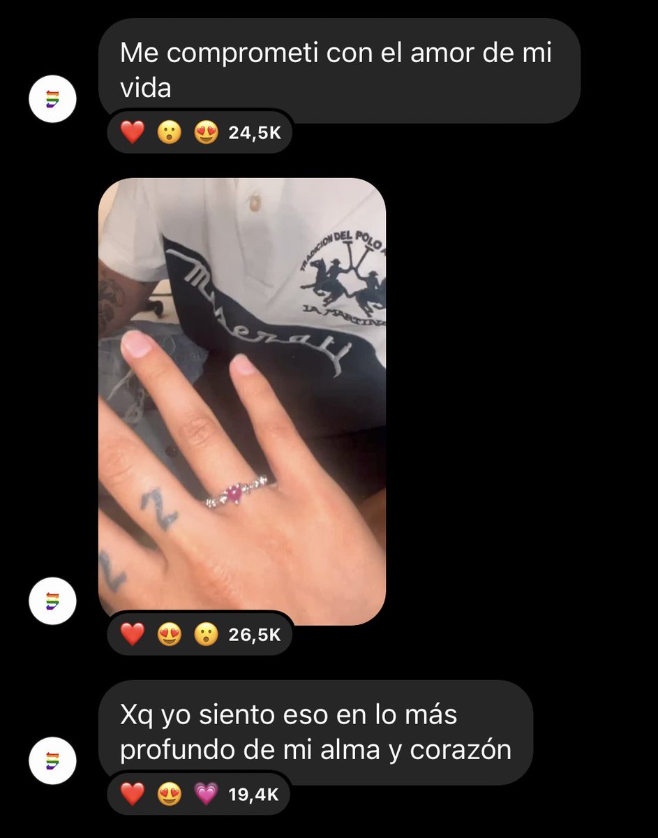 fedeebongiorno's tweet photo. 💍 María Becerra anunció su compromiso con J Rei:

“Es el amor de mi vida, el amor sano que tanto esperé, mi compañero” https://t.co/wIesRfCcyc
