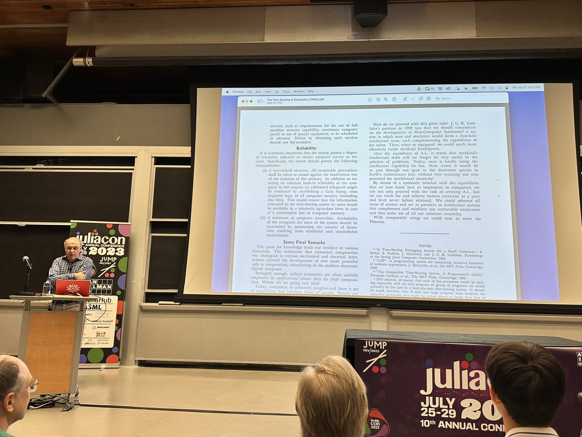 LoVVgE's tweet photo. And the first day of #ASE60 ends with all sorts of cool demos and fascinating stories from @stephen_wolfram at @JuliaConOrg! https://t.co/PsIsaZXr61