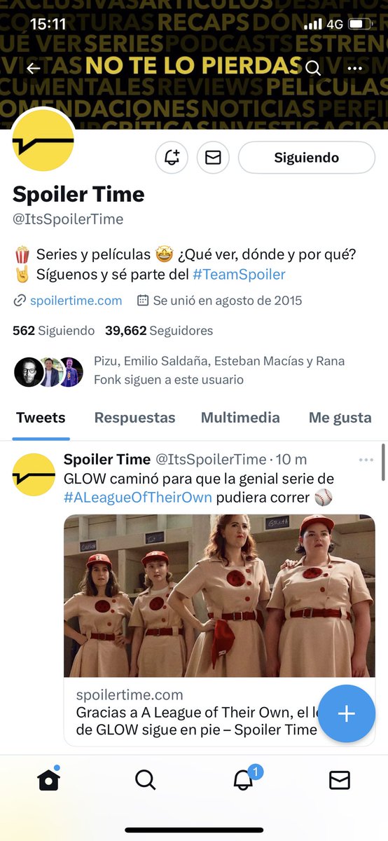 emmabca's tweet photo. @RanaFonk @ItsSpoilerTime Listo!!! Ya sigo ambas cuentas. https://t.co/92q0PrpYXm
