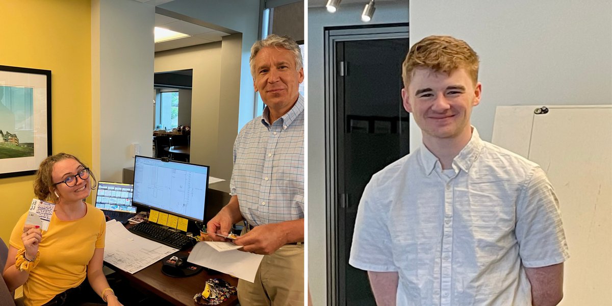PGAVArchitects's tweet photo. Happy National Intern Day to Brenna, Shilpa, Taylor, and Zach! The future looks bright for you and our profession. 😎 #NationalInternDay https://t.co/00Jo0ffMvy