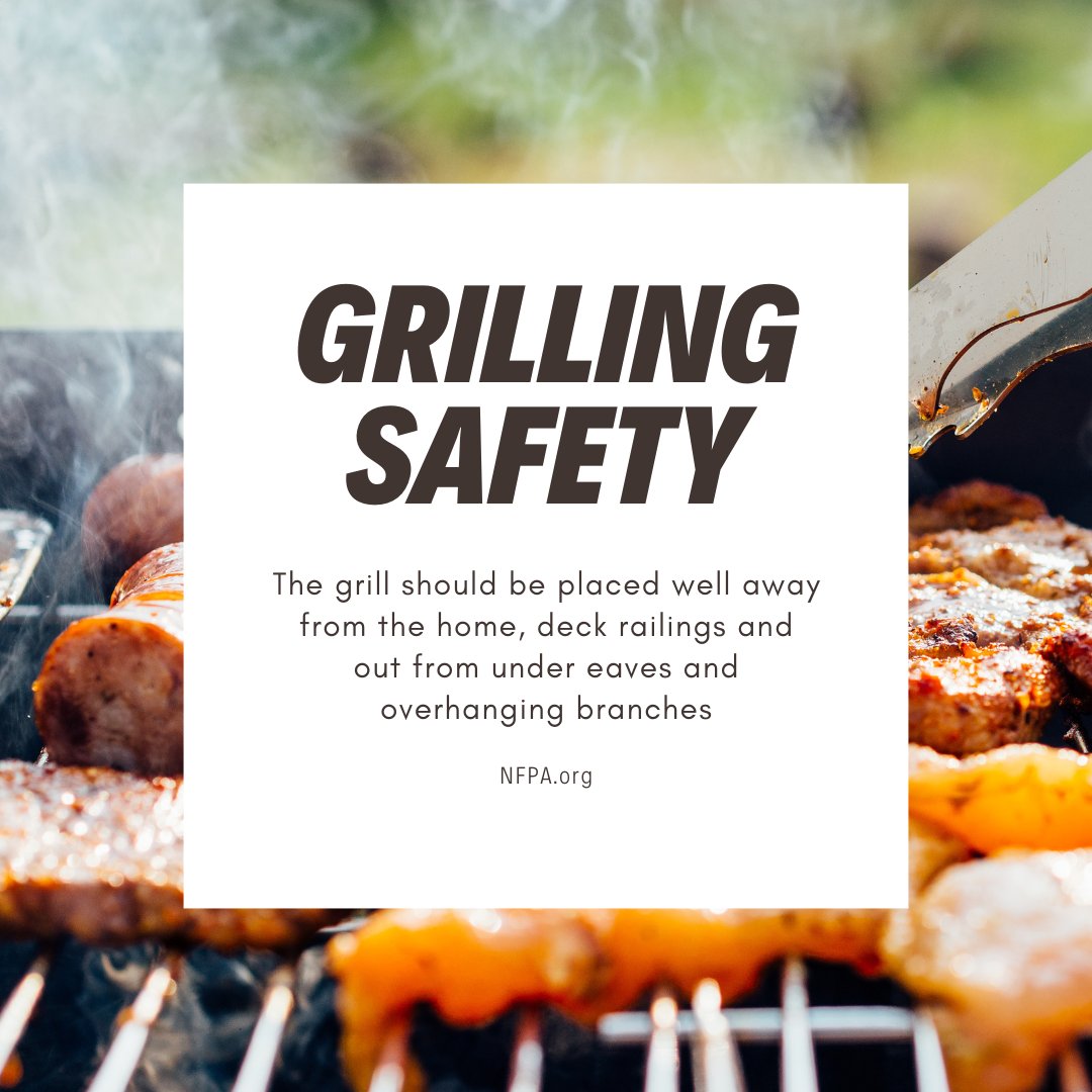 SafeKids_UtCo's tweet photo. Keep a fire extinguisher nearby in a case of accidental grill fire. #firesafety #grillsafety #burnsafety https://t.co/KgNPMAFCBd