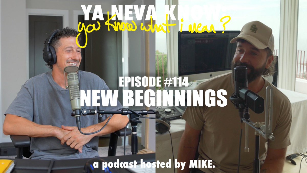 The businesses are going through big changes, and so are @justmike and @JonKilmer. The newest installment of the YNK Podcast is out now, everywhere. 🔗: linktr.ee/YNKPodcast